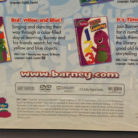 BARNEY- The purple dinosaur, DVD Set (6 in total) LEARNING . - Picture 3 of 6